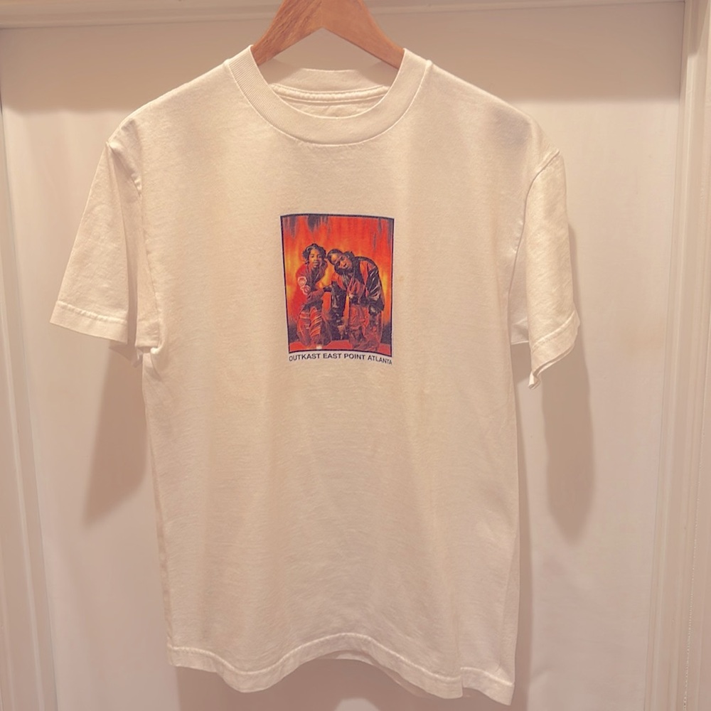 Slightly Worn OutKast Men’s Tshirt White Size Medium - Picture 4 of 11